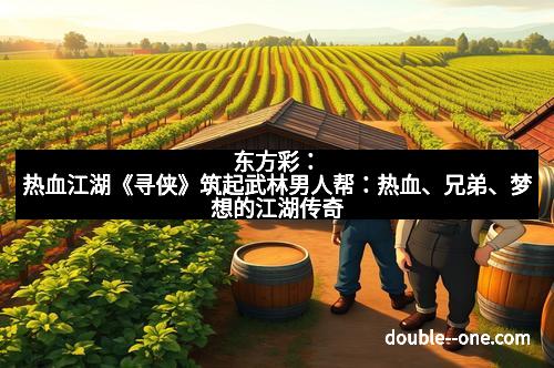 东方彩:热血江湖《寻侠》筑起武林男人帮:热血、兄弟、梦想的江湖传奇